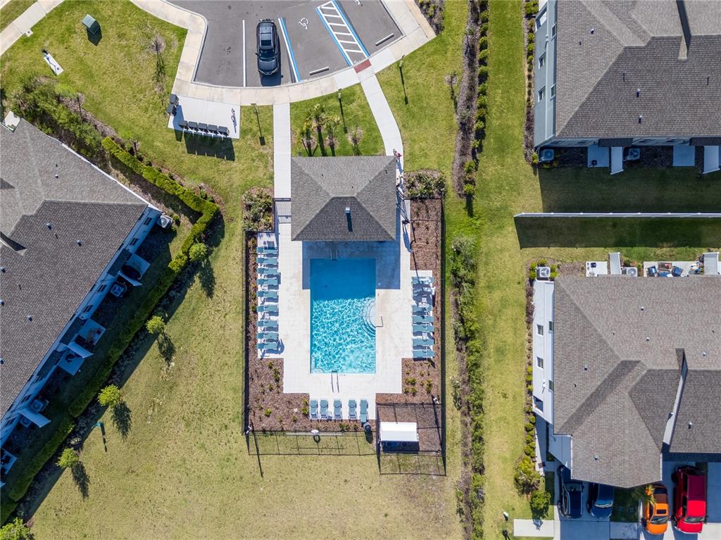 32502 Limitless Place Wesley Chapel, FL 33545 - Photo 54 of 67 an aerial view of houses with outdoor space