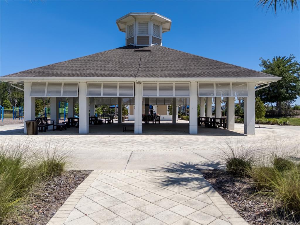 32502 Limitless Place Wesley Chapel, FL 33545 - Photo 59 of 67 a front view of a house with a yard and potted plants