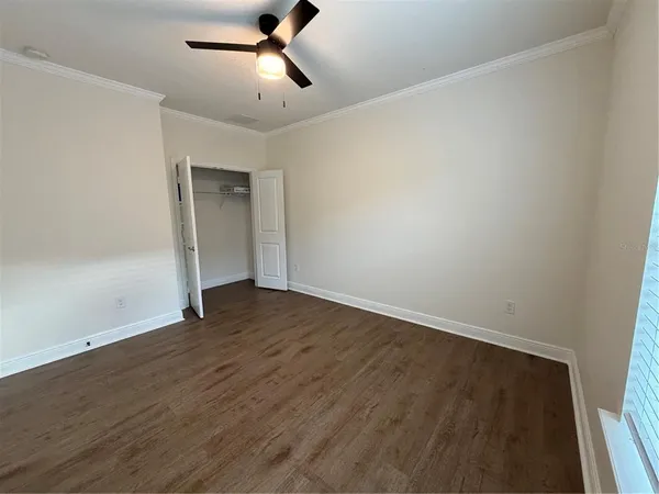wooden floor in an empty room