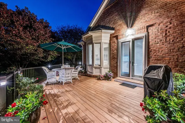 a view of outdoor space yard deck patio and swimming pool