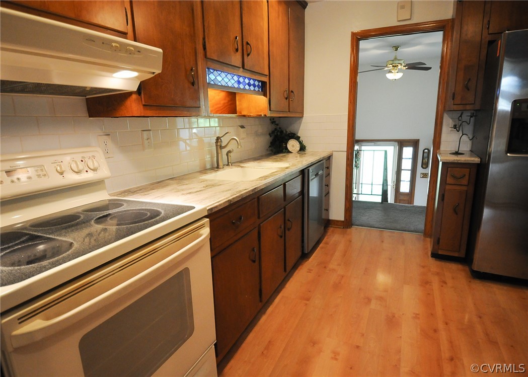 311 Treva Road Sandston, VA 23150 - Photo 15 of 40 GALLEY KITCHEN OFFERS SS REFRIG AND DISHWASHER. T