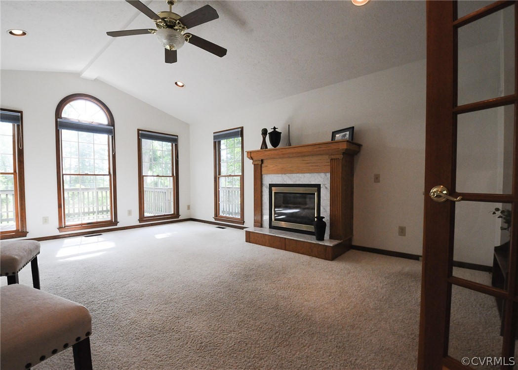 311 Treva Road Sandston, VA 23150 - Photo 9 of 40 VAULTED AND WALL OF WINDOWS! CUSTOM FEATURES GALOR