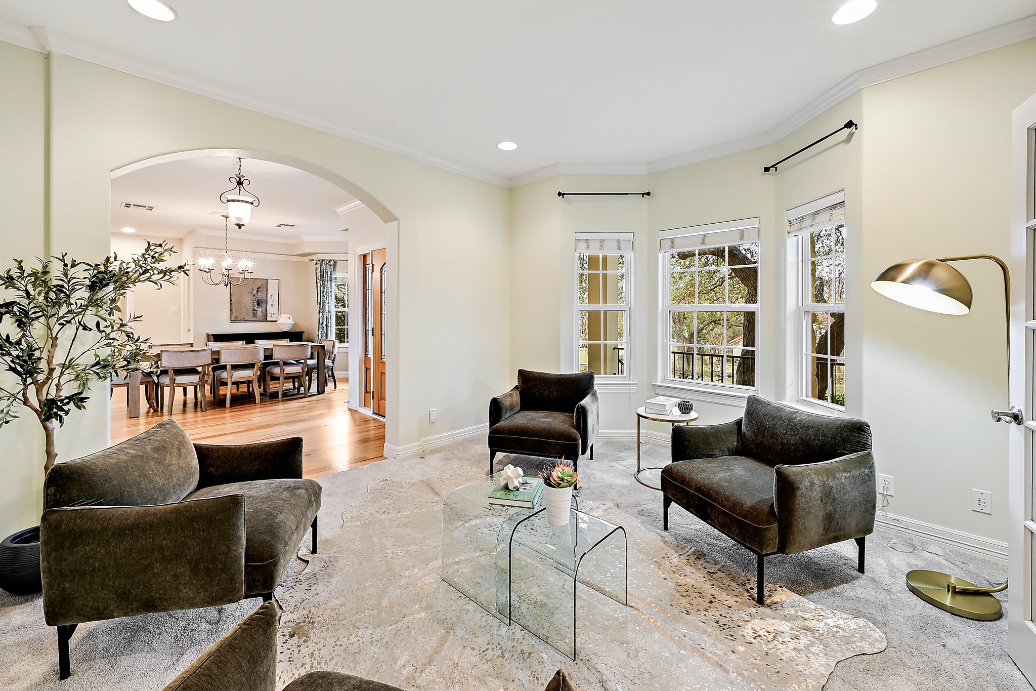 22 Hedgebrook Way The Hills, TX 78738 - Photo 40 of 40 a living room with furniture and a large window