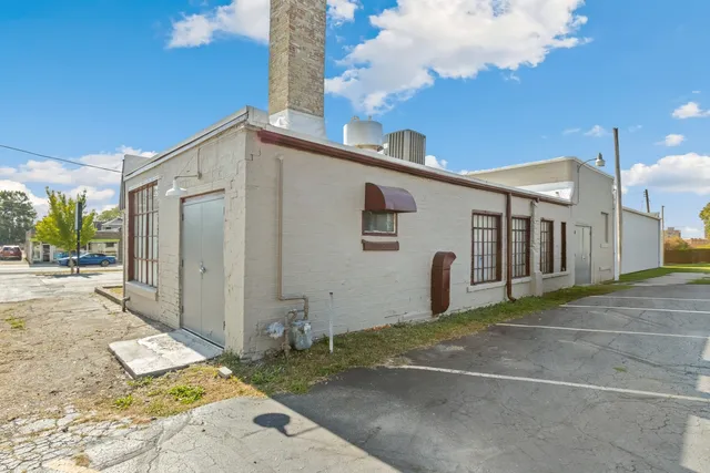 a backyard of a house