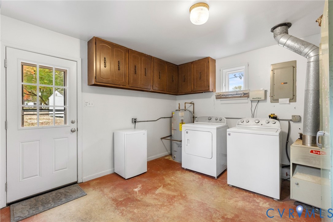 9303 Edson Road Henrico, VA 23229 - Photo 27 of 31 a view of storage and utility room with washer and dryer