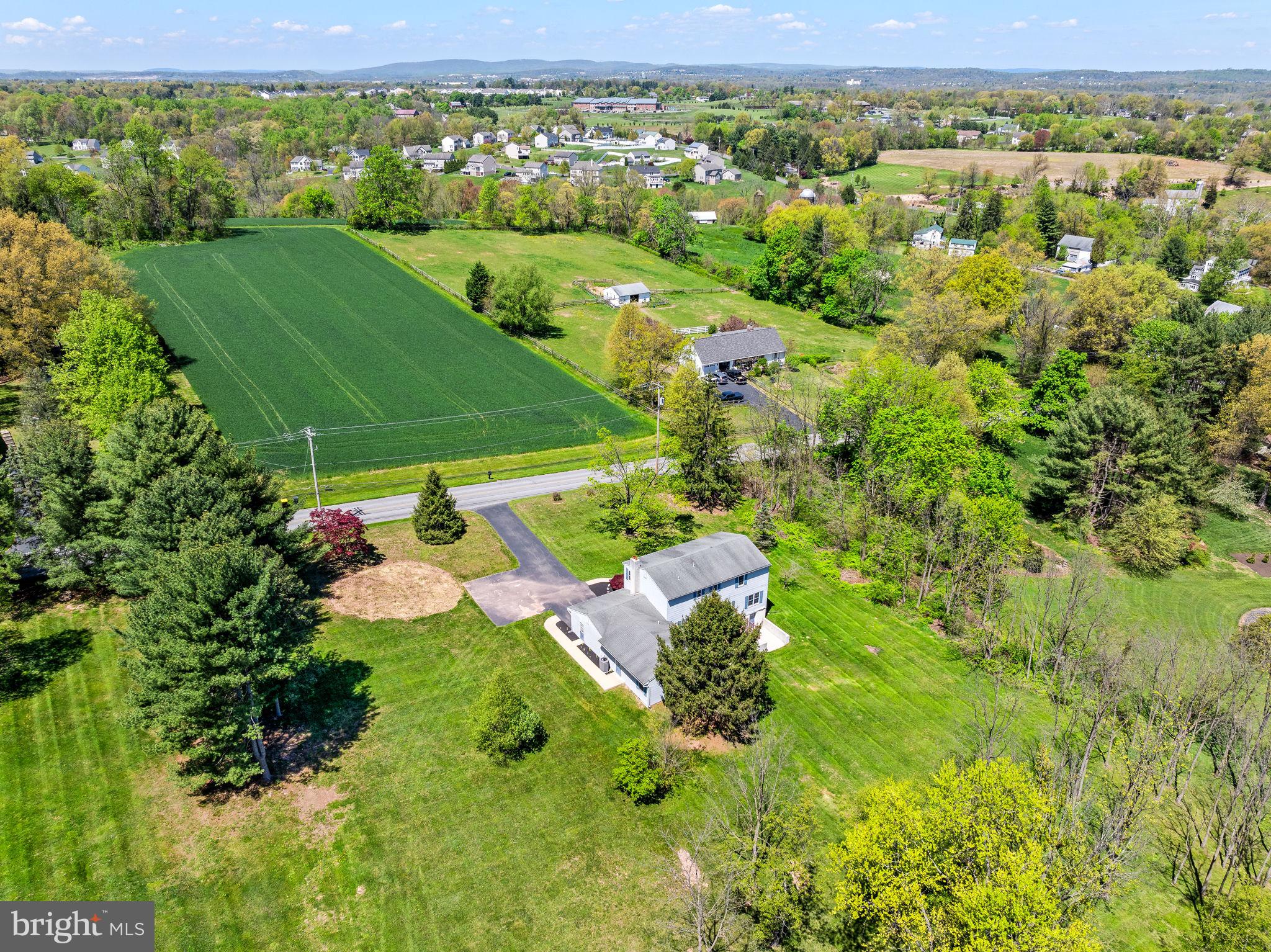 1094 Ebelhare Road Pottstown, PA 19465 - Photo 6 of 45 an aerial view of a residential houses with outdoor space and trees all around