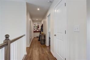 170 Greenbrier Way Canton, GA 30114 - Photo 16 of 34 a view of hallway with wooden floor