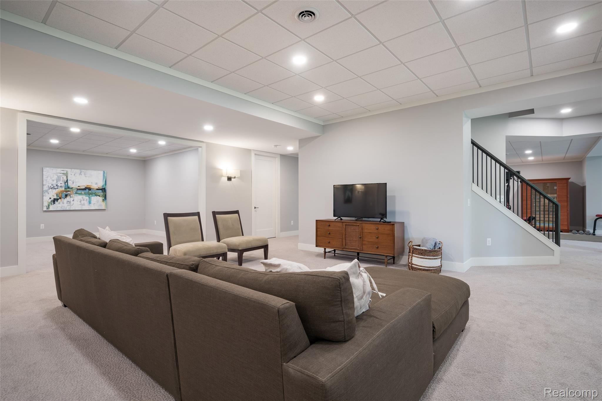 5015 Old Mill Road Rochester, MI 48306 - Photo 57 of 85 SPACIOUS LIVING AREA IN LOWER LEVEL