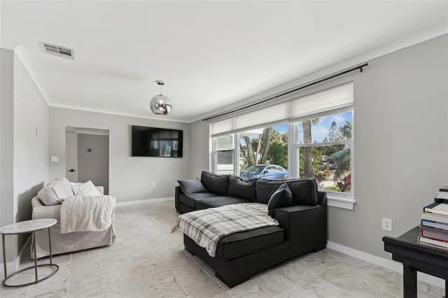 a bedroom with a bed and a shower