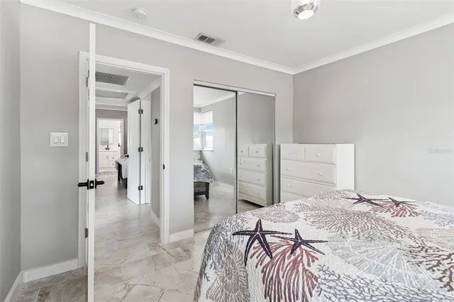 a building outdoor space with patio furniture