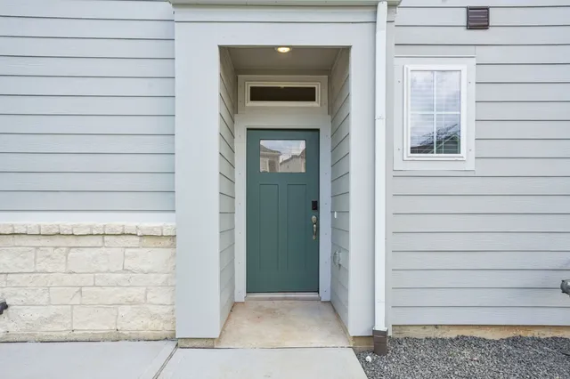 a view of front door of a house