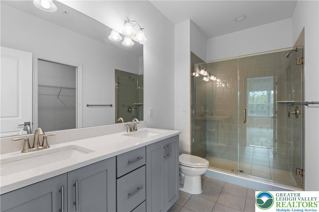 111 Timber Trail, Unit 53 Easton, PA 18045 - Photo 17 of 27 Owner's Bathroom *Photos are of a previously built home. Finishes, features, and options may vary*