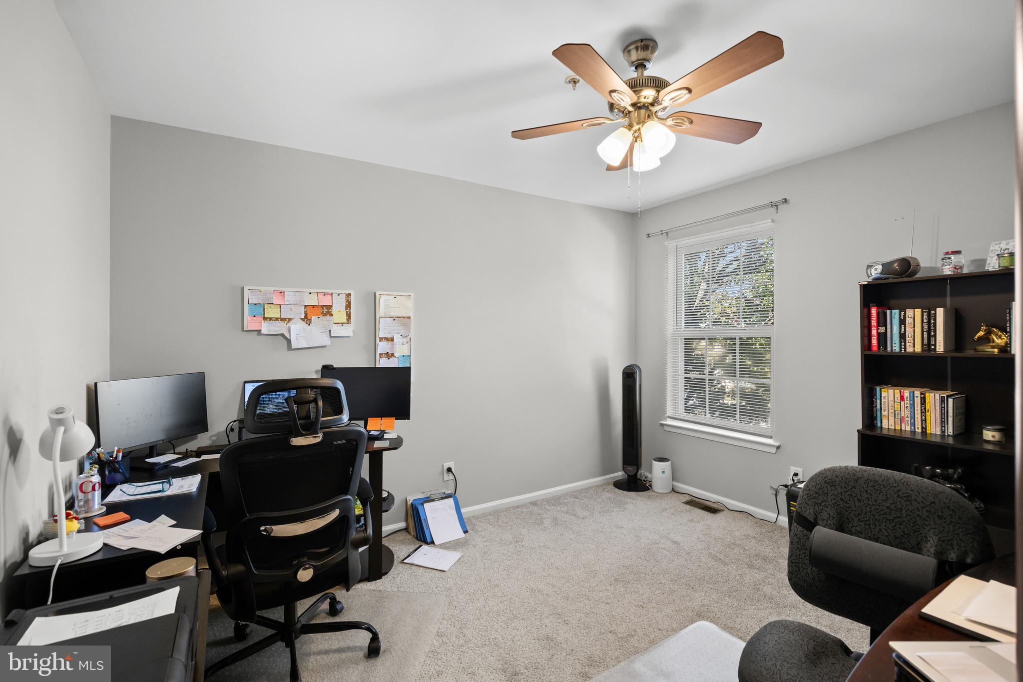 1401 Wharton Road Mount Laurel, NJ 08054 - Photo 17 of 31 a workspace with furniture bookshelf and a window