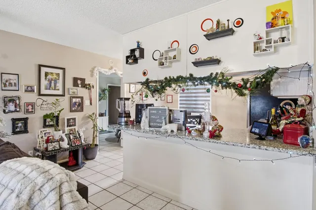 a view of a workspace with baby toys