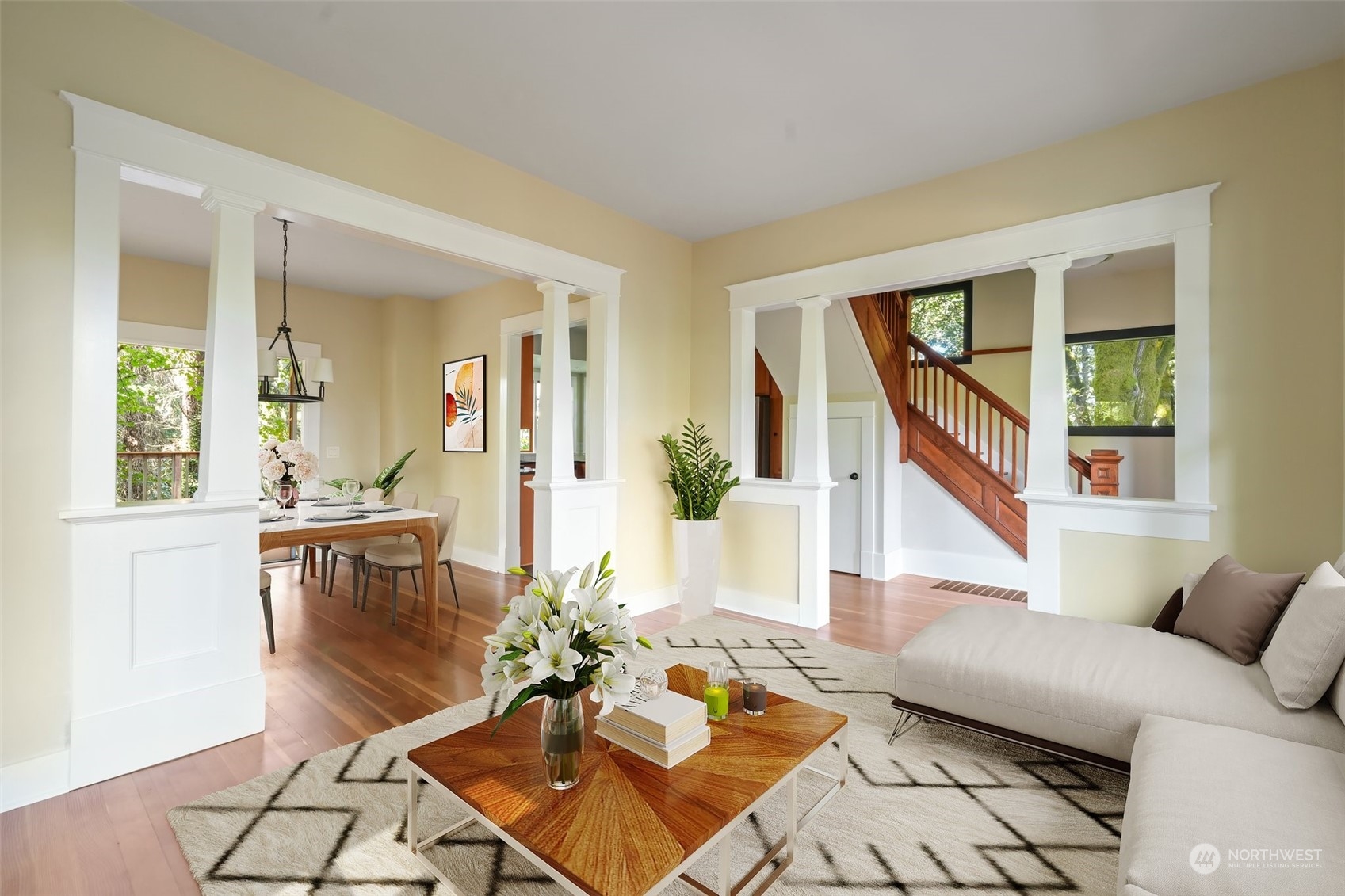 1702 North Pine Street Tacoma, WA 98406 - Photo 6 of 27 a living room with furniture and a table