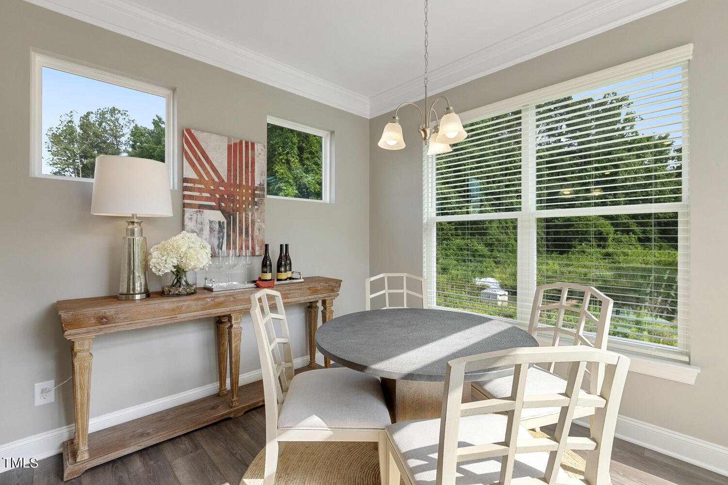 3455 Piedmont Drive Raleigh, NC 27604 - Photo 21 of 47 a view of a dining room with furniture window and outside view
