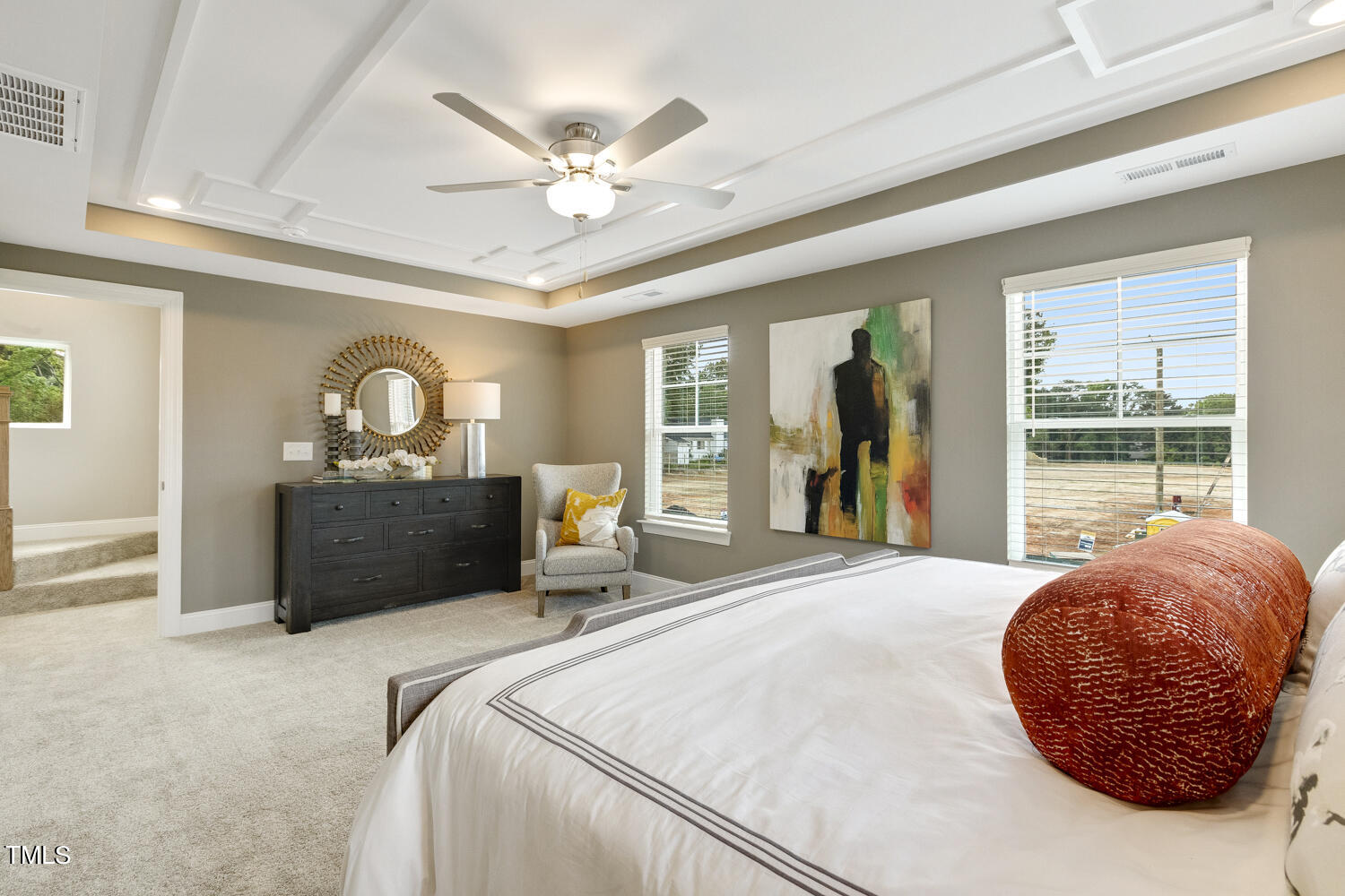 3455 Piedmont Drive Raleigh, NC 27604 - Photo 24 of 47 a bed room with a bed mirror and window