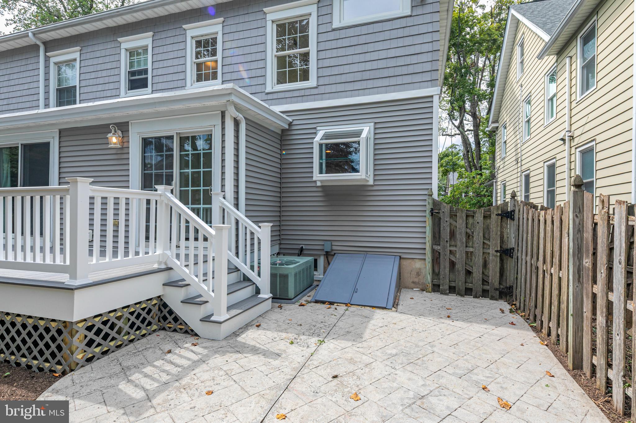 35 Maple Street Princeton, NJ 08542 - Photo 34 of 35 a view of a wooden door with a bench