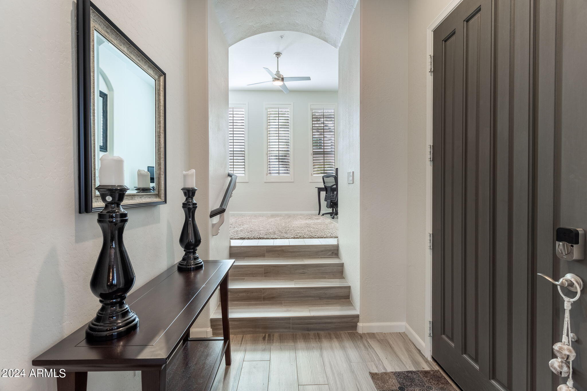 28990 North White Feather Lane, Unit 168 Scottsdale, AZ 85262 - Photo 10 of 36 a view of entryway with wooden floor and front door