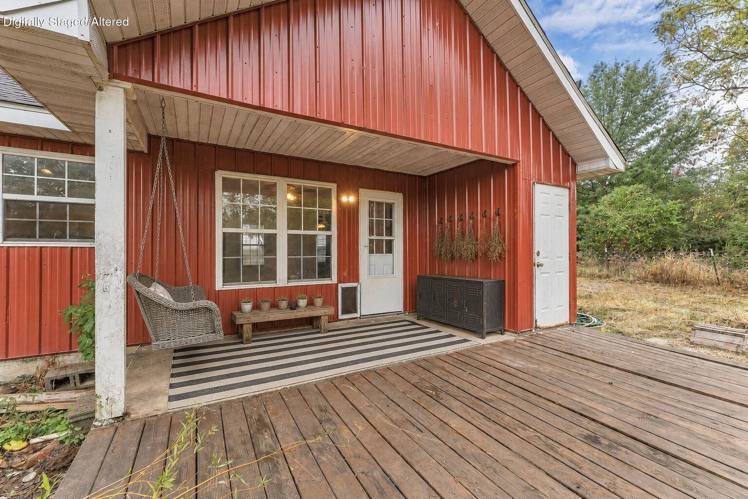 1015 State Rd Aa Fair Grove, MO 65648 - Photo 3 of 64 Back Porch with AI Decor