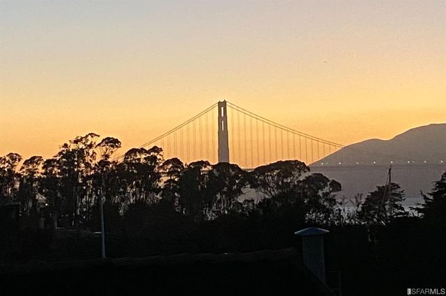 a view of city and mountain