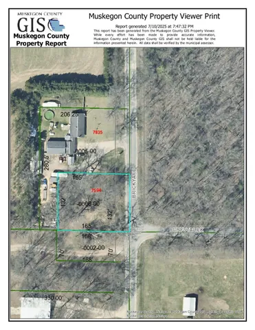 $23,900 | 7594 Brickyard Road, Holton, MI 49425