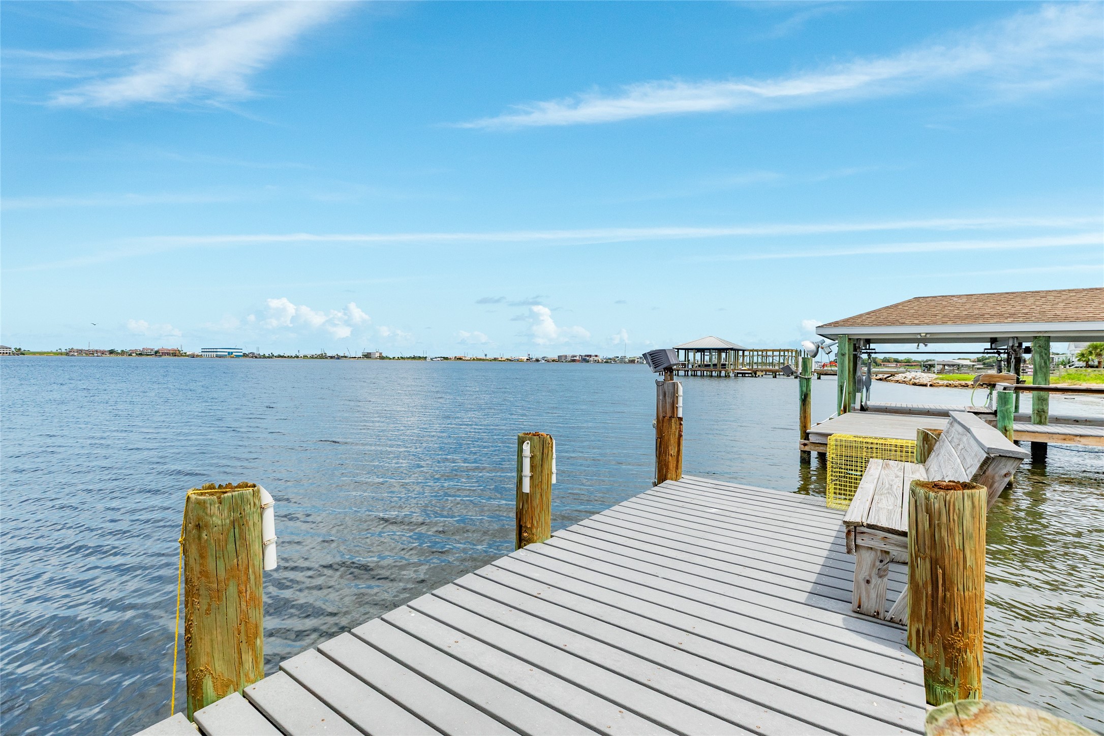 7306 Offats Point Circle Galveston, TX 77551 - Photo 20 of 50 a terrace with outdoor seating