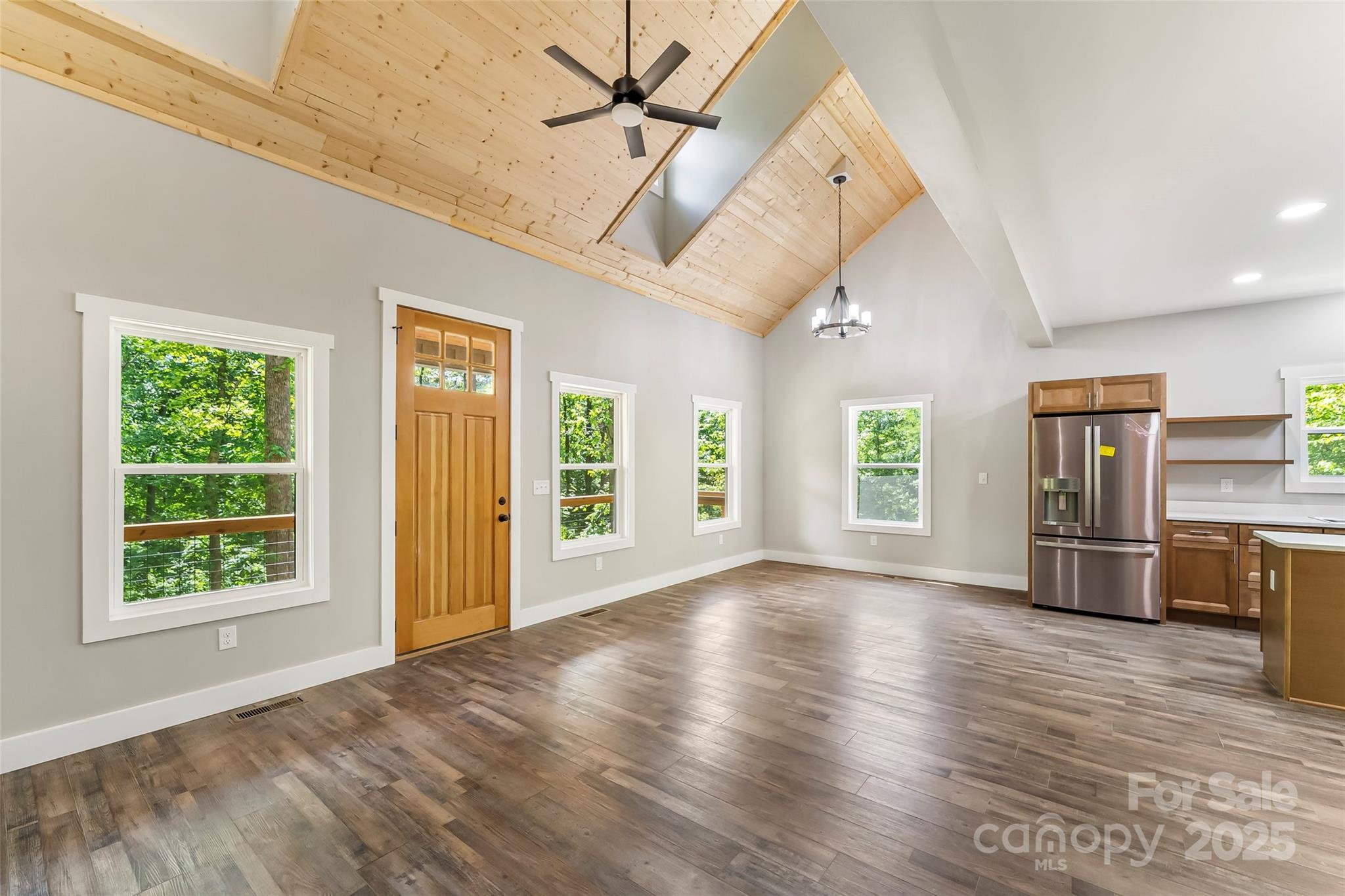 511 Blue Ridge Drive North Marion, NC 28752 - Photo 15 of 41 a view of livingroom with hardwood floor and window