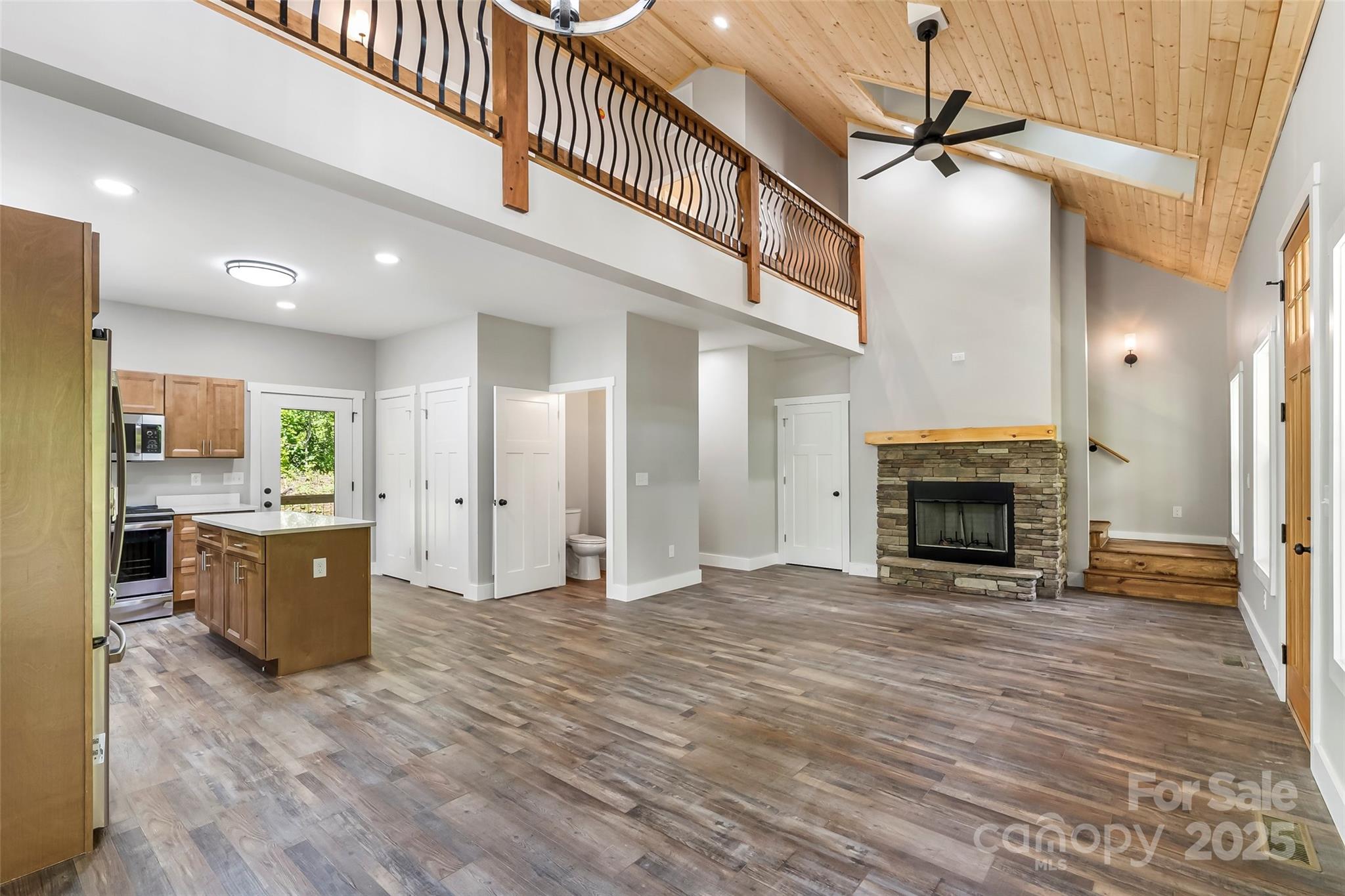 511 Blue Ridge Drive North Marion, NC 28752 - Photo 9 of 41 a view of an empty room and fire place