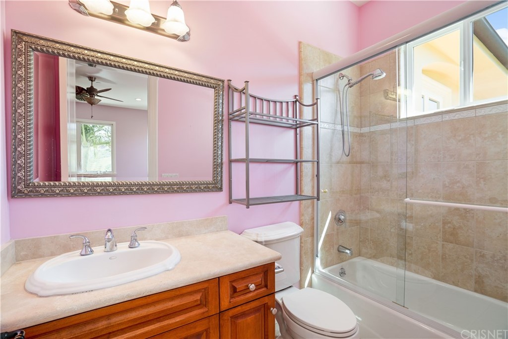 75 North Coolwater Road Bell Canyon, CA 91307 - Photo 42 of 72 a bathroom with a sink toilet tub and shower