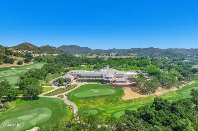 a view of a city with lush green forest