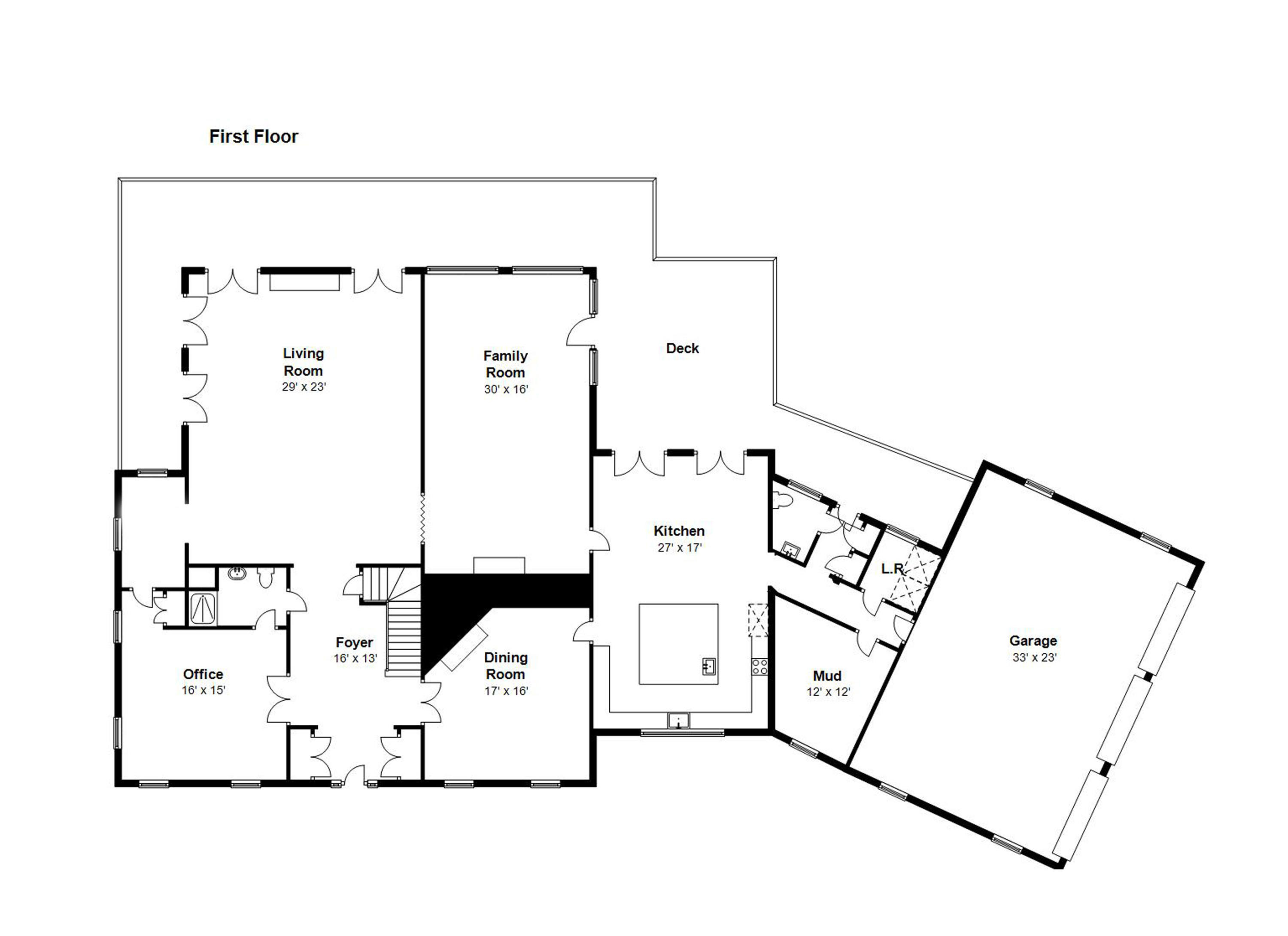 123 Lone Tree Farm Road New Canaan, CT 06840 - Photo 23 of 26 a picture of floor plan