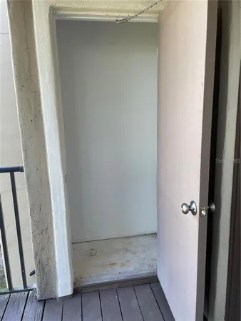 an outdoor space with patio