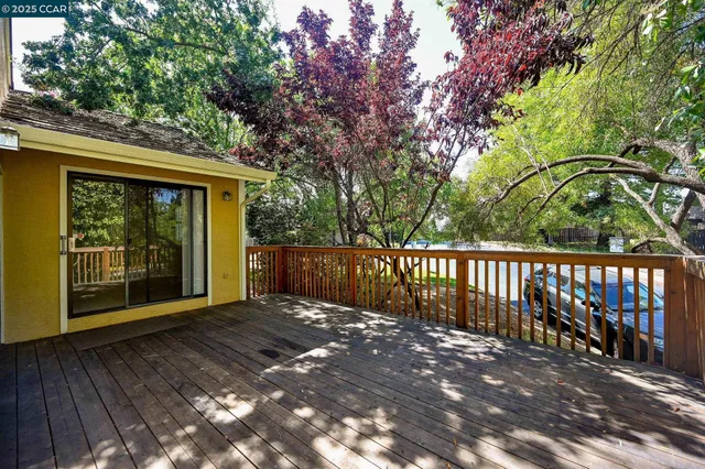 a view of backyard with green space