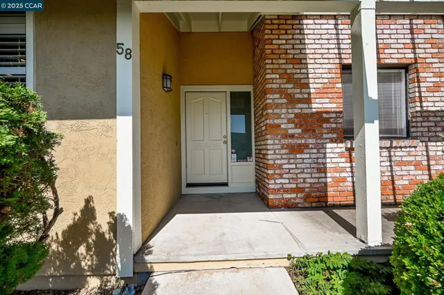 a view of front door of house