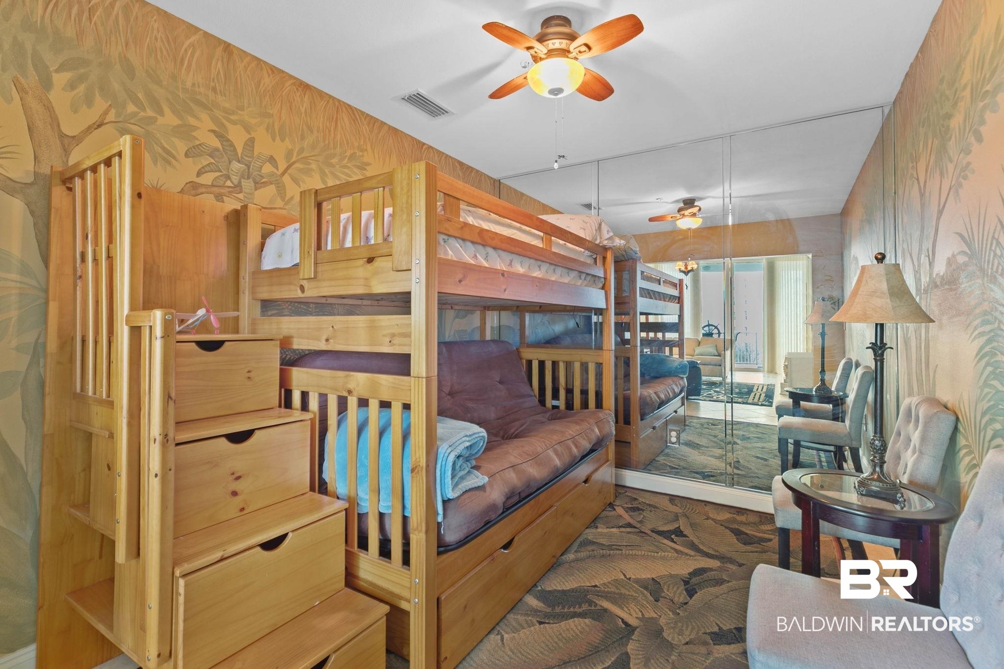 28250 Canal Road, Unit 208 Orange Beach, AL 36561 - Photo 34 of 53 Bedroom with wallpapered walls