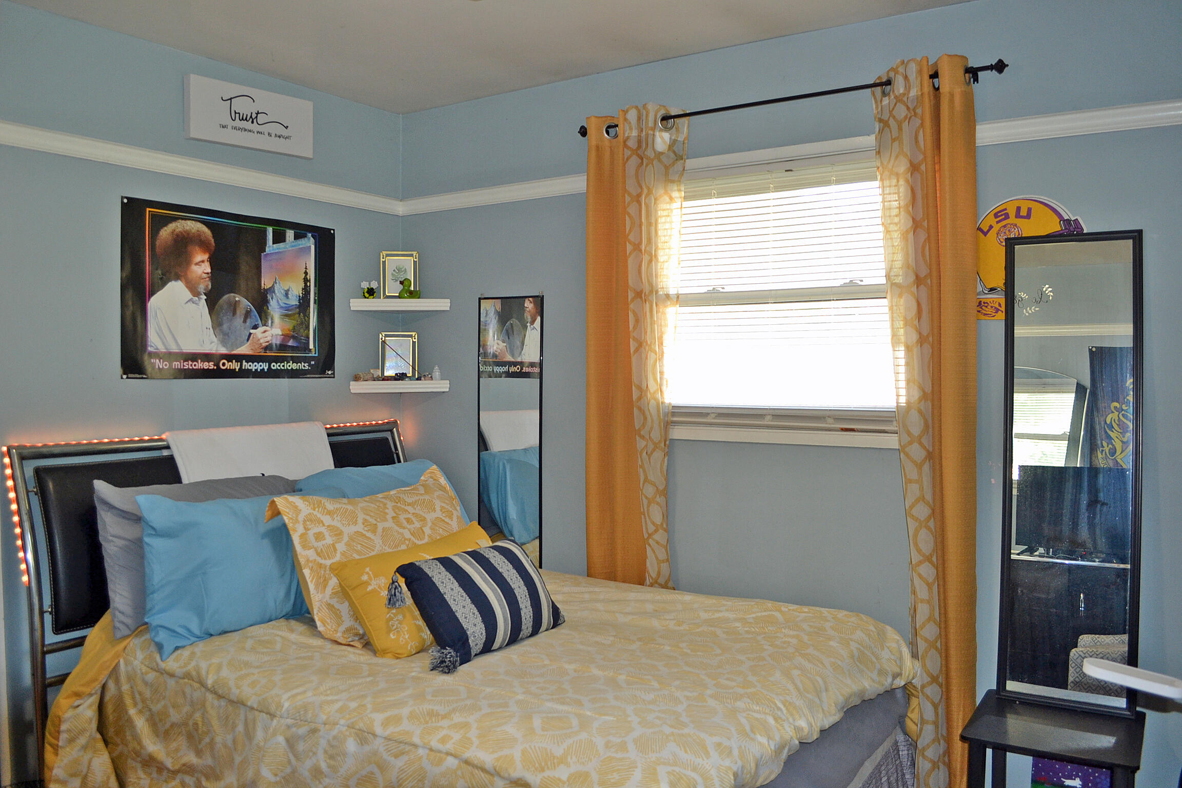 3718 173rd Court Hammond, IN 46323 - Photo 20 of 30 a bedroom with a bed and wooden floor