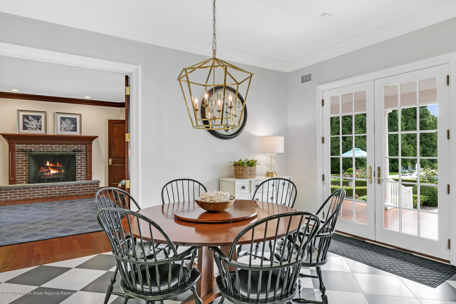 617 Harding Road Little Silver, NJ 07739 - Photo 15 of 40 Breakfast Room Overlooking Pool
