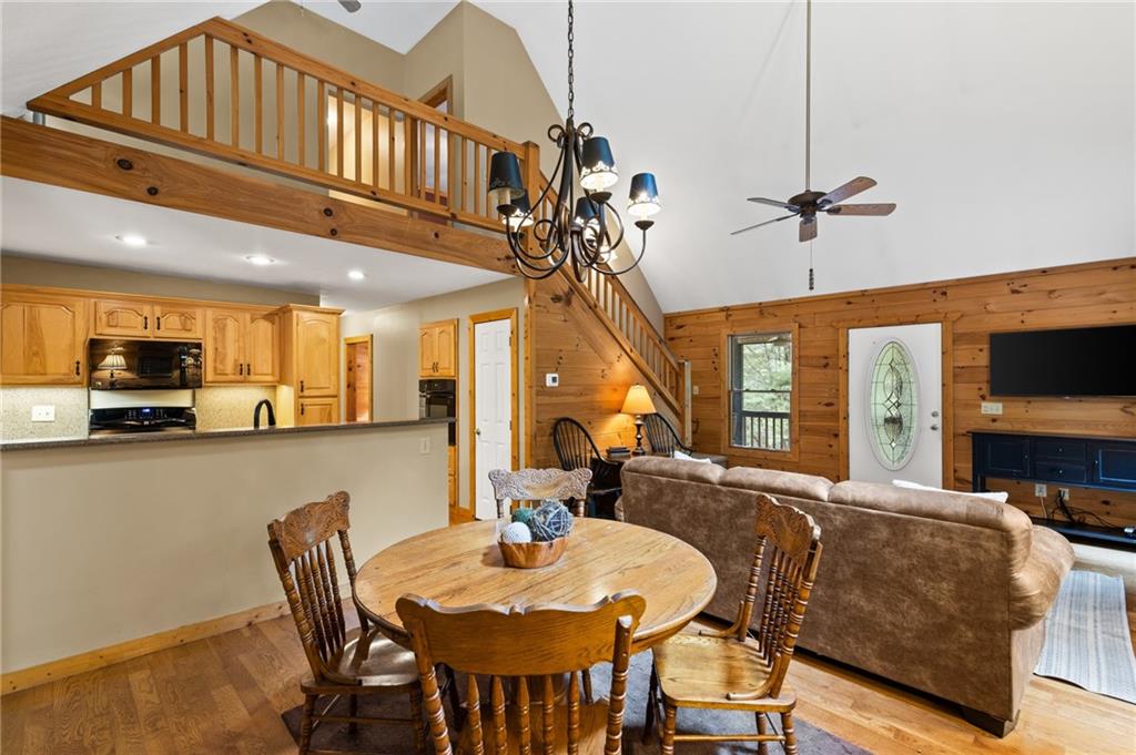 2930 Hicks Gap Road Blairsville, GA 30512 - Photo 4 of 44 a view of a dining room with furniture and a chandelier