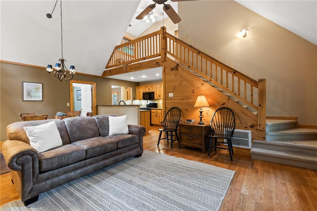 2930 Hicks Gap Road Blairsville, GA 30512 - Photo 6 of 44 a living room with patio furniture and a wooden floor