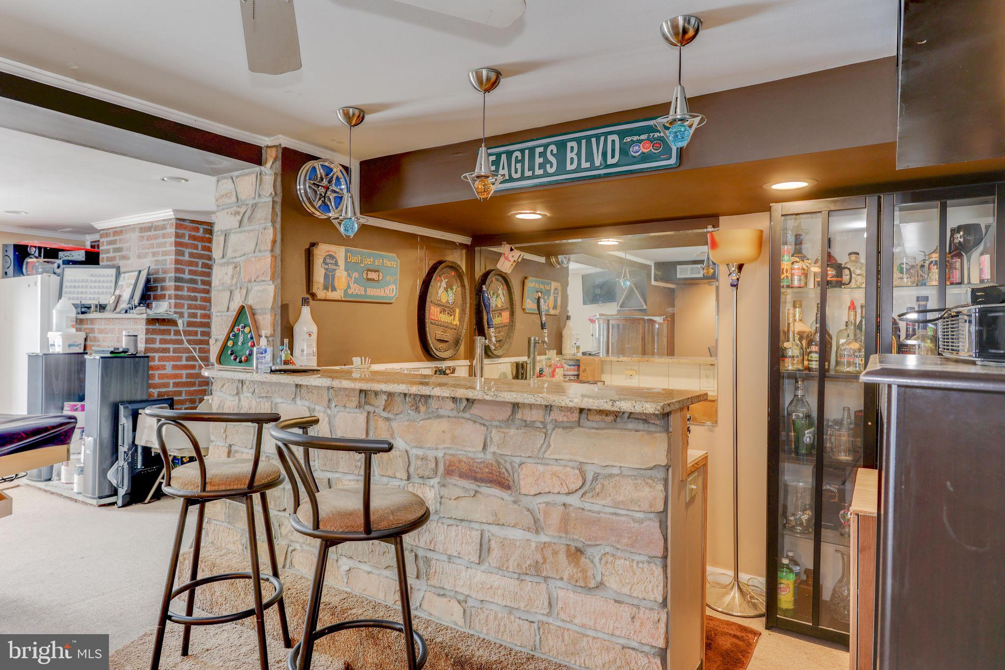 12215 Aster Road Philadelphia, PA 19154 - Photo 19 of 27 Finished Basement with Wet Bar