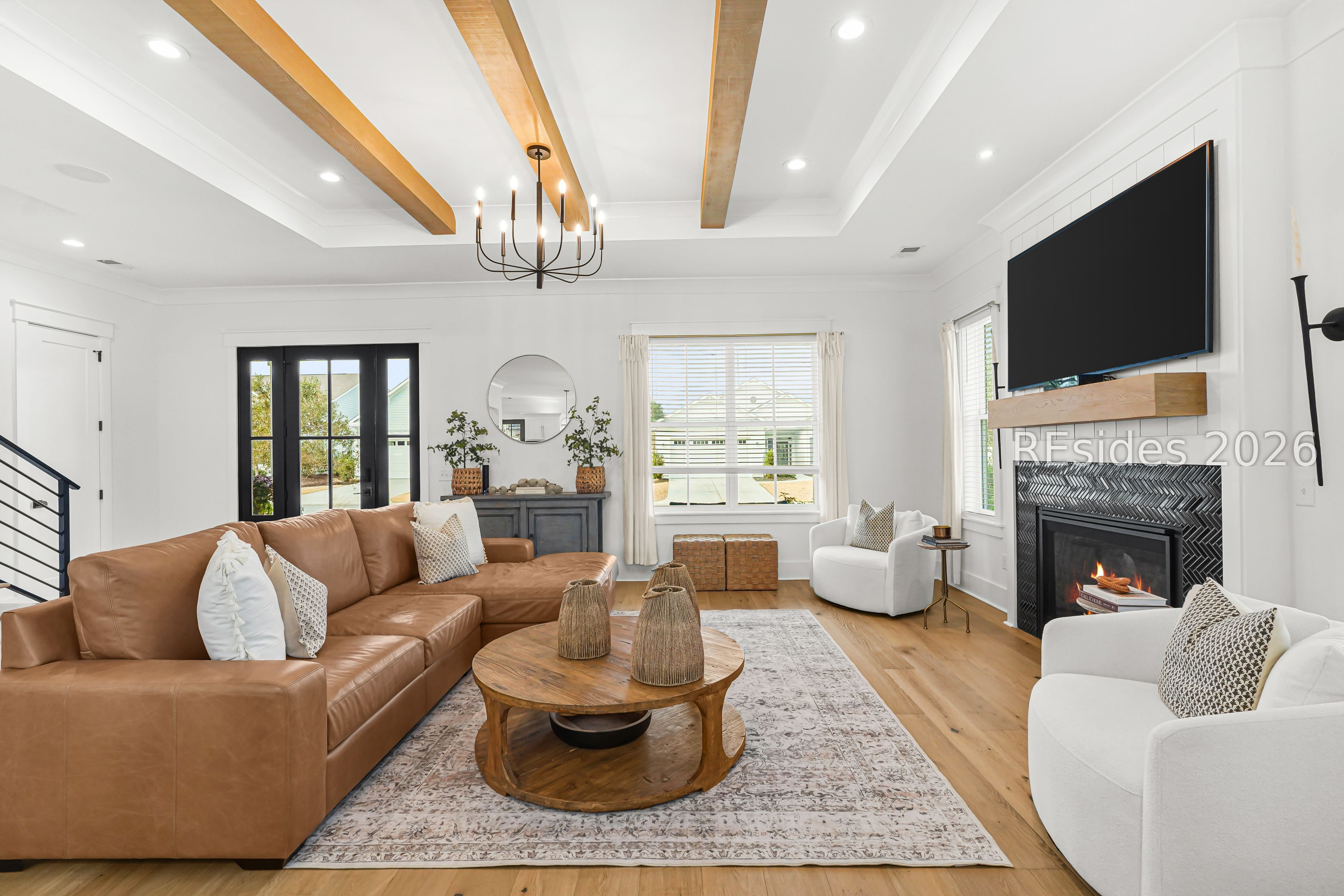 93 Anchor Bend Bluffton, SC 29910 - Photo 4 of 54 Main House Living Area with tray ceiling
