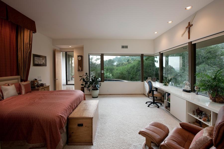 900 Park Montecito Ca Montecito, CA 93108 - Photo 4 of 21 a large bedroom with bed and glass windows