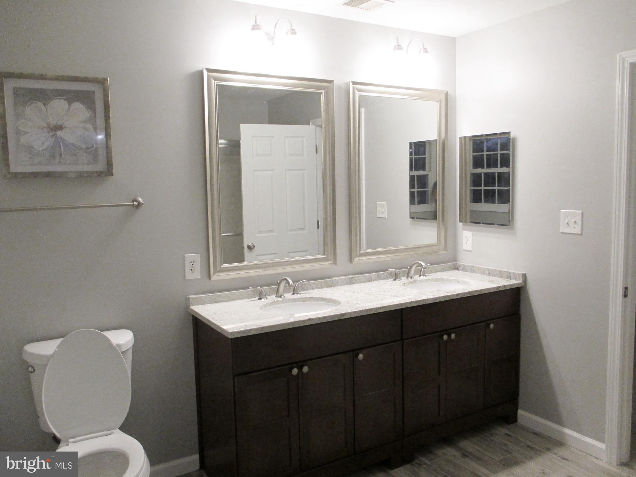 6300 Lincolnia Road Alexandria, VA 22312 - Photo 19 of 30 a bathroom with a toilet sink and mirror