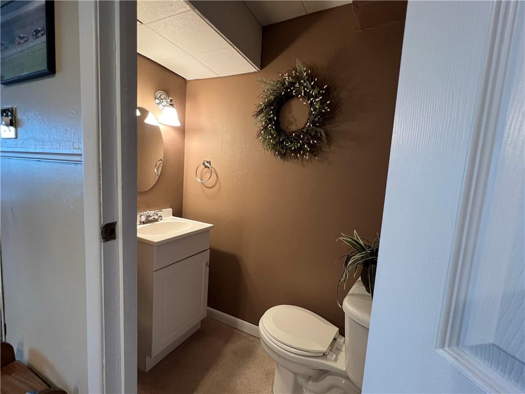 110 David Drive Butler, PA 16001 - Photo 24 of 37 Lower LEvel Half Bath