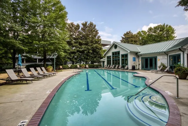 a view of a city with tall buildings