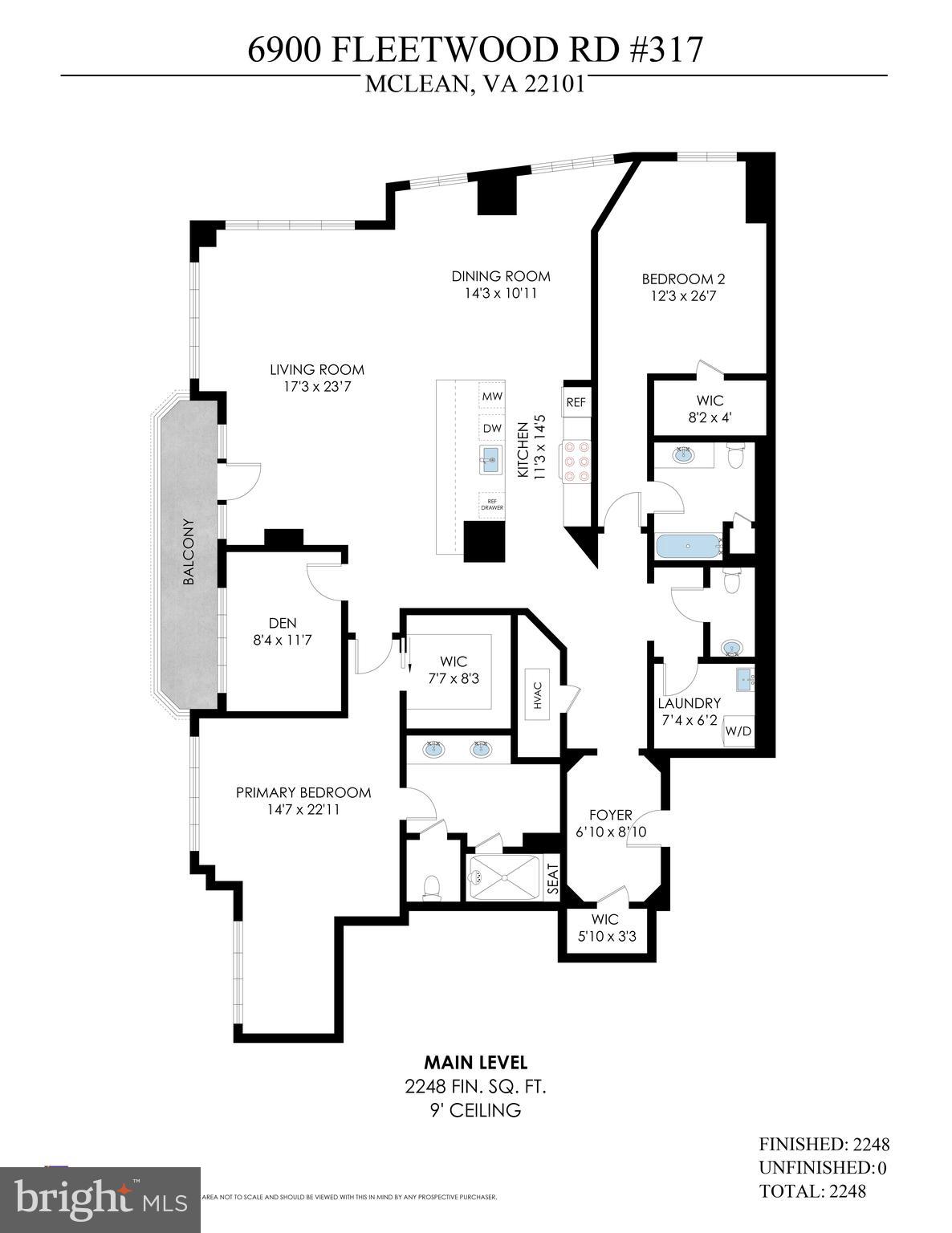 6900 Fleetwood Road, Unit 317 McLean, VA 22101 - Photo 56 of 56 Floor Plans