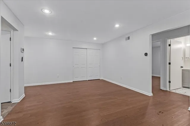 a view of patio with swimming pool