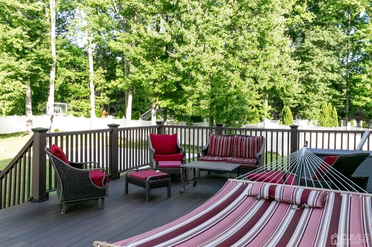 8 Peppermint Hill Road North Brunswick, NJ 08902 - Photo 27 of 32 a view of a chairs on wooden deck
