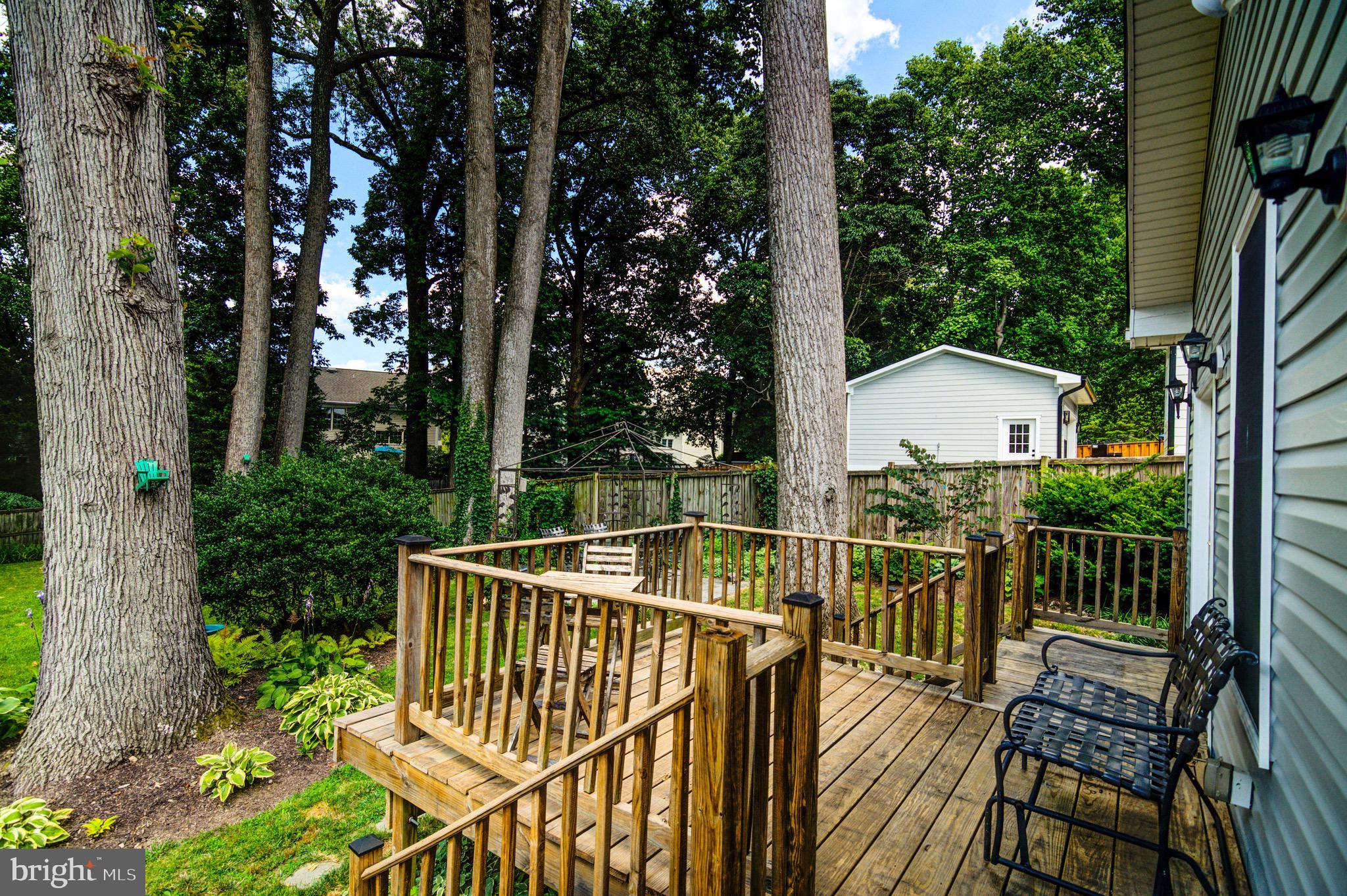 2905 Jennings Road Kensington, MD 20895 - Photo 12 of 52 Deck overlooking yard/pavilion